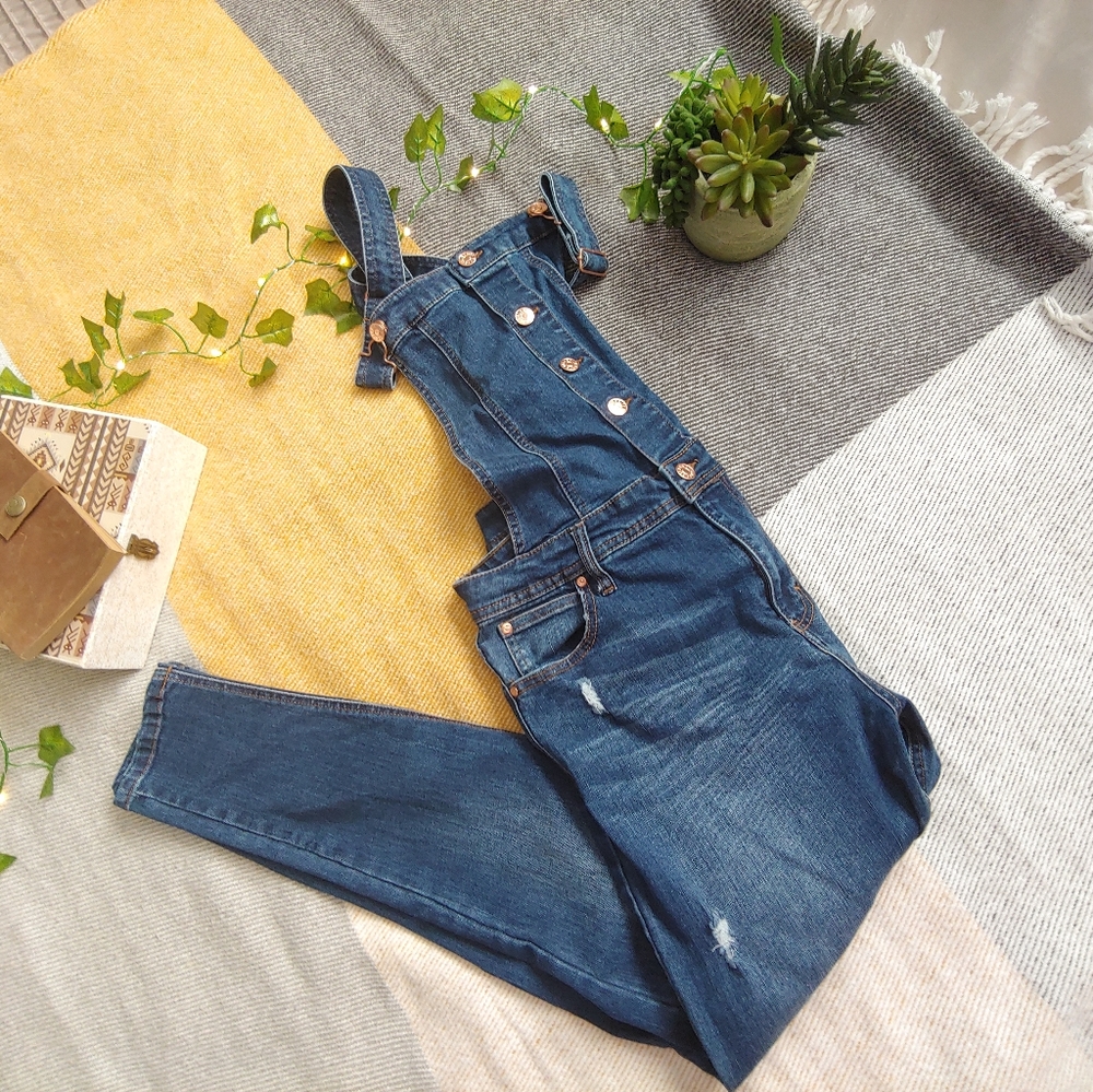 Denim Overalls